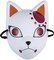 Demon Slayer Tanjiro Fox Warding Mask, Official Demon Slayer Costume Accessory, One Size